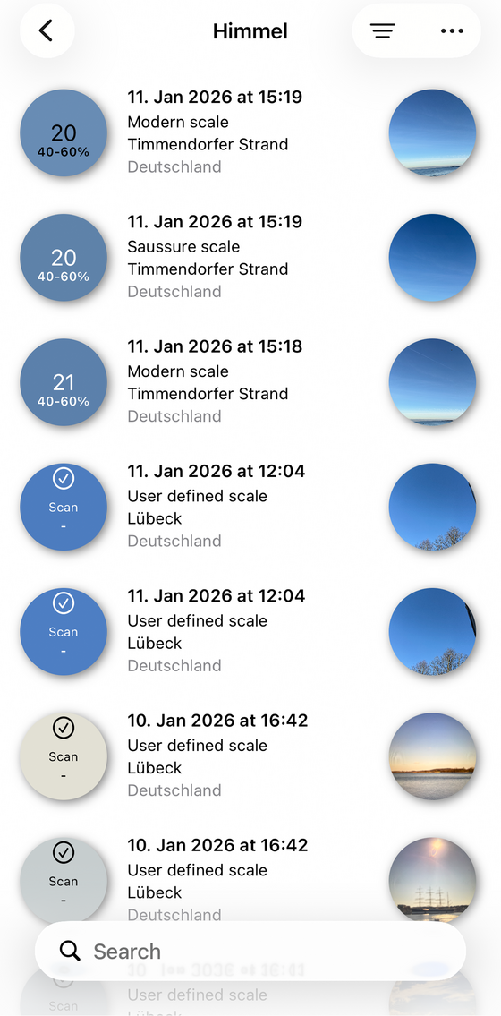 Himmel Liste