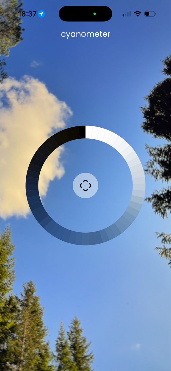 Cyanometer Screenshot 1